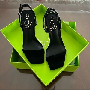 Sam Edelman Black Strappy Heels